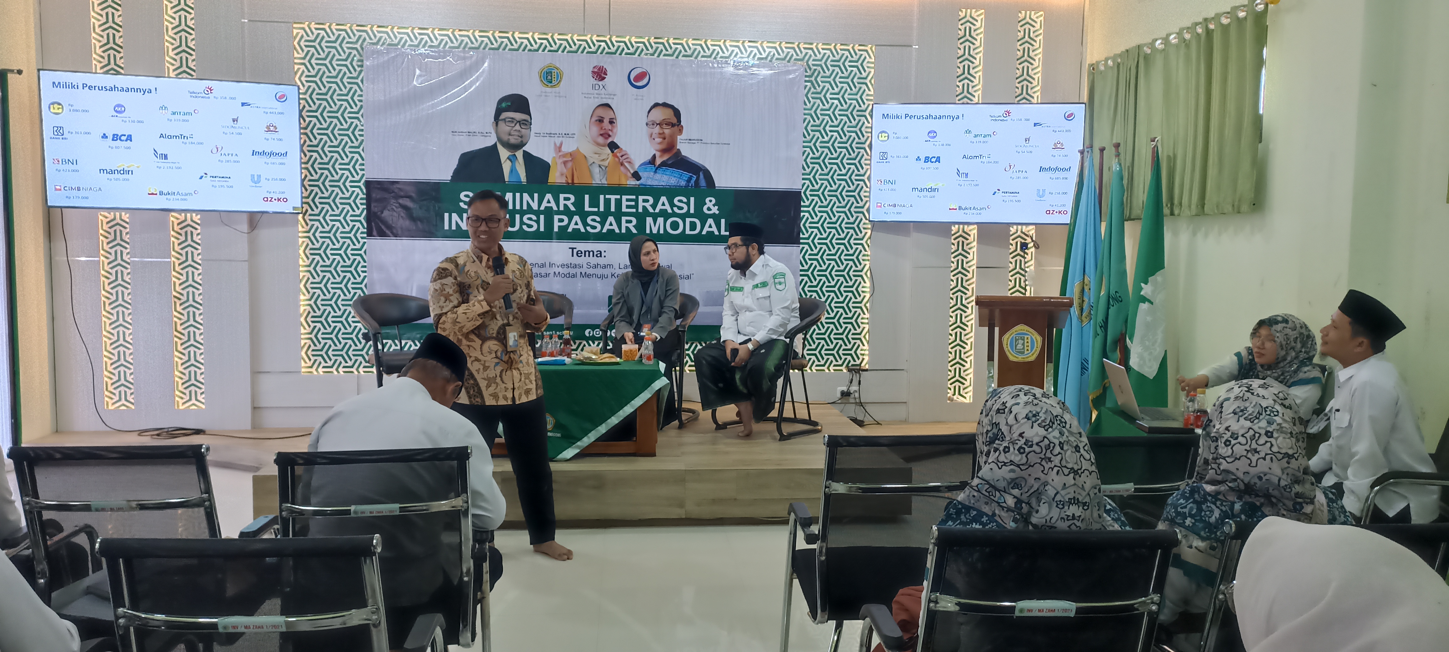 MA Zainul Hasan 1 Genggong Probolinggo Kembali Gelar Seminar Pasar Modal